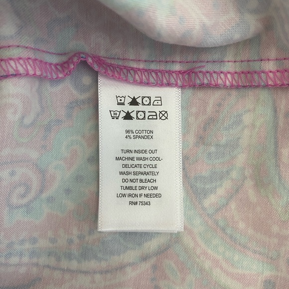 Cynthia Rowley Paisley Print Pink summer Dress Size 12 NWT - Picture 11 of 11